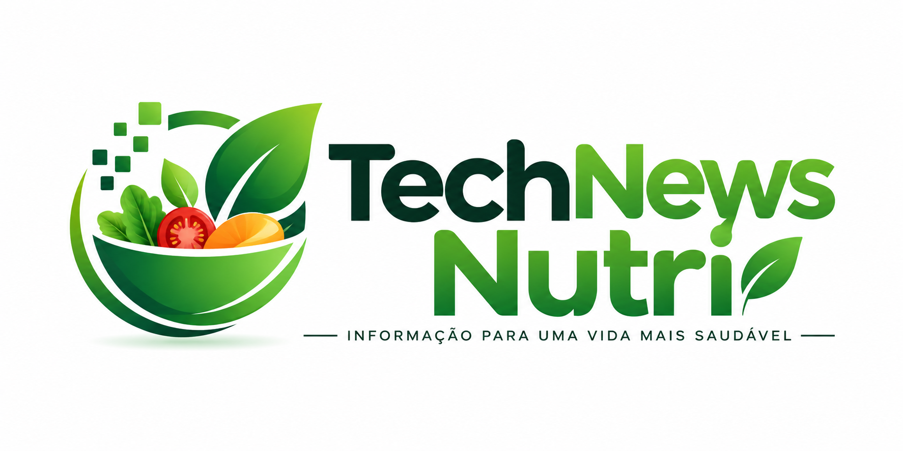 Logotipo TechNewsNutri — Informação para uma vida mais saudável